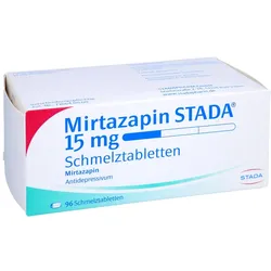 Mirtazapin Stada 15 mg Schmelztabletten 96 St