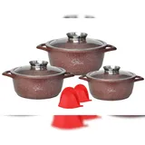 Cheffinger Kochgeschirr Topf-Set 6-tlg. Kochtopf