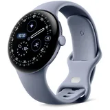 Google Pixel Watch 4 45 mm Aluminiumgehäuse Matte Black/Sportarmband Moonstone