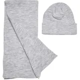 URBAN CLASSICS Recycled Basic With Scarf Mütze Heather Grey One Size