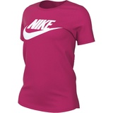 Nike Sportswear Essentials Logo T-Shirt Damen 615 - fireberry/white S