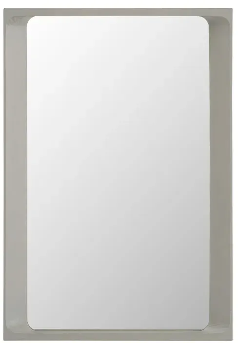 Muuto Arced Spiegel, 80 x 55 cm, hellgrau