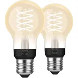 Philips Hue Filamentlampe White Standard E27 - 2023 - Doppelpack