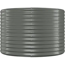 vidaXL Hochbeet 100 x 100 x 68 cm Grau