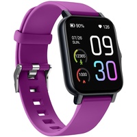 SUPBRO 1,69 Zoll Smartwatch Fitness Armband Smartwatch Fitness Tracker Wasserdicht IP68 Fitness Uhr Schrittzähler Pulsuhr Sportuhr für Damen Herren iPhone Android