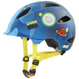 Uvex oyo style Fahrradhelm für Kinder - individuelle Größenanpassung - erweiterbar mit LED-Licht - deep space matt