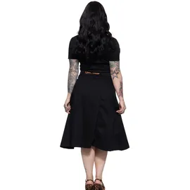 Queen Kerosin Workwear Kleid Schwarz M