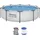 BESTWAY Steel Pro Max Frame Pool Set 305 x 76 cm lichtgrau inkl. Filterpumpe