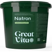 greatvita Natron Pulver 5 kg Eimer | Lebensmittelqualität E500ii, Backpulver Backsoda