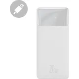 Baseus Bipow Powerbank 30000mAh 2x USB + Weiß