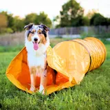 vabiono Agility Profi Sack-Tunnel für Hunde - Hundetunnel 60x300cm Spieltunnel Agilitytunnel Hundehöhle ST