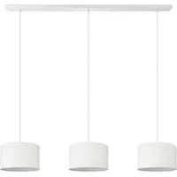 Paco Home Pendelleuchte »HUGO CANVAS UNI COLOR« E27 wt (wt)