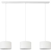 Paco Home Pendelleuchte »HUGO CANVAS UNI COLOR« E27 wt (wt)