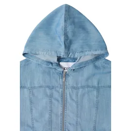 Cecil Blouson im Denim-Look mit Zipper - blau