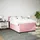 vidaXL Boxspringbett mit Matratze Rosa 160x200 cm Samt