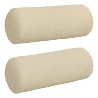 VidaXL Sitzauflage Ø 15 x 40 cm creme 2