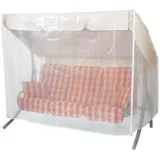 Abdeckhaube für Hollywoodschaukel 3-Sitzer transparent, 215x123x160/90 cm