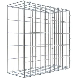 Gabiona C-Ring-Gabione-Anbaukorb Typ 2 50 x 50 x 20 cm Maschenw 5 x 10 cm