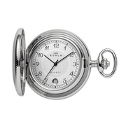 RUHLA UMR Uhrenmanufaktur Ruhla Taschenuhr mit Kette 8835 mit Datum  NEU