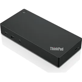 Lenovo 03X7609 & Portreplikator Verkabelt USB 3.2 Gen 2 (3.1 Gen 2) Type-A 3,5 mm Schwarz