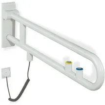 Hewi 801 E-Stützklappgriff 700 mm rubinrot