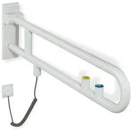 Hewi 801 E-Stützklappgriff 700 mm rubinrot