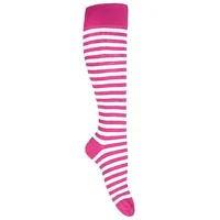 Goldschmidt Ringelstrümpfe 2 Paare Rosa/Weiß 35-38