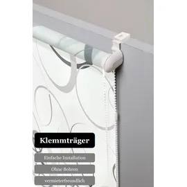 Bruno Banani Seitenzugrollo MAZE 60 x 150 cm grau