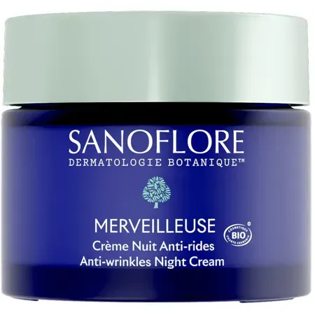 Sanoflore Merveilleuse Anti-Falten Nachtcreme Tiegel 50ml