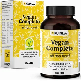 KUINEA Vegan Complete Multivitamin Kapseln 120 St.
