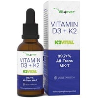 Vitamin D3 + K2 Tropfen 50ml, 1700 Tropfen
