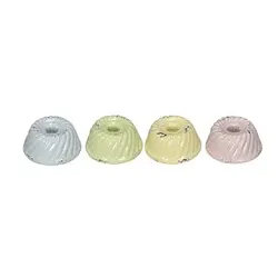 Kerzenhalter Dolomit pastell sortiert 661932005358 5,5x2,5cm