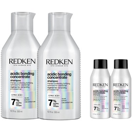Redken Acidic Bonding Concentrate 2 x 300 ml + 2 x 50 ml Geschenkset