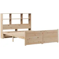 VidaXL Massivholzbett mit Regal ohne Matratze 120x190 cm Kiefer