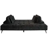 KAWOLA Schlafsofa Wiolo Velvet anthrazit