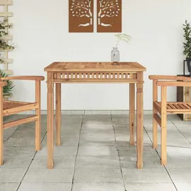 vidaXL Garten-Esstisch 80 x 80 x 80 cm Braun