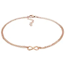 Elli Fußkettchen Infinity Symbol Zeichen 925 Silber Fußketten Damen