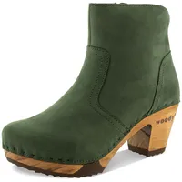 woody Damen Tanja Clog Stiefelette, Forest, Größe 41