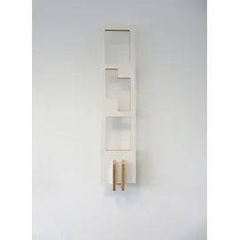 Tojo Bücherregal 25 x 13 x 105 cm Weiß