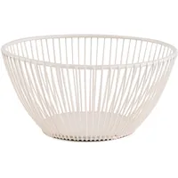 APS Korb -SVART- in whisper white Ø 17,5 cm, Höhe 8 cm