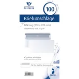 Posthorn Briefumschlag 01220617 DL ohne Fenster selbstklebend 75g weiß 100 Stück