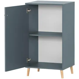 MÖBELPARTNER Serie 500 Aktenschrank 51 x 41 x 92,6 cm blau