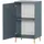MÖBELPARTNER Serie 500 Aktenschrank 51 x 41 x 92,6 cm blau