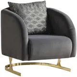 JVMöbel Moderne Sessel Club Lounge Designer Lehn Top-Qualität Sessel 1 Sitzer
