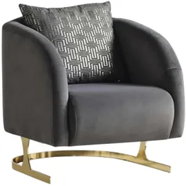 JVMöbel Moderne Sessel Club Lounge Designer Lehn Top-Qualität Sessel 1 Sitzer