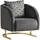 JVMöbel Moderne Sessel Club Lounge Designer Lehn Top-Qualität Sessel 1 Sitzer