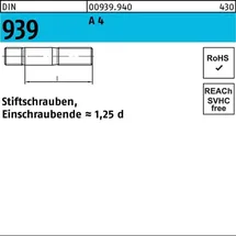 F. REYHER Nchfg. GmbH & Co. KG Stiftschraube DIN 939 M12 x 45 25 Stück