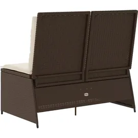 vidaXL Gartenbank 1-tlg 110 x 60 x 75 cm Braun