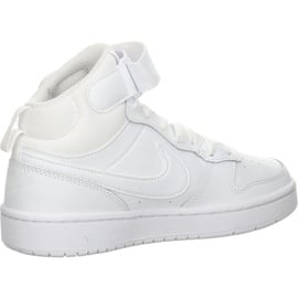 Nike Court Borough Mid 2 Schuh für ältere Kinder Sneaker, Weiss, (37.5)