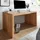 KADIMA DESIGN Schreibtisch BOHA Massiv-Holz Akazie Computertisch 140 cm breit Echtholz Design Ablage Büro-Tisch Landhaus-Stil - Beige